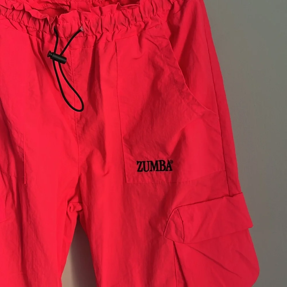 Zumba Fitness womens Bright Pink Joggers - Picture 6 of 7